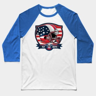 Patriots Football Team Baseball T-Shirt